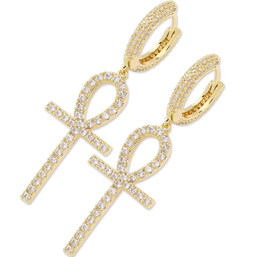 Ankh Earrings