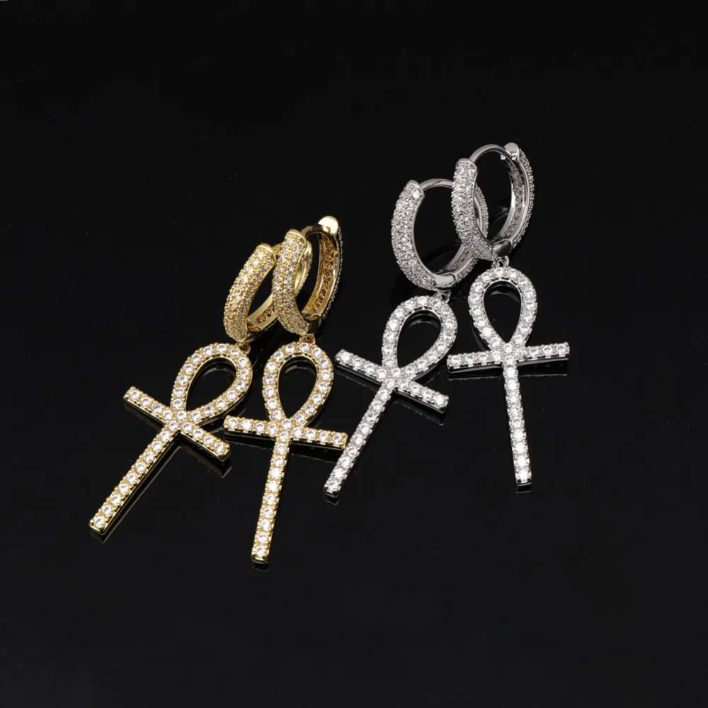 Ankh Earrings