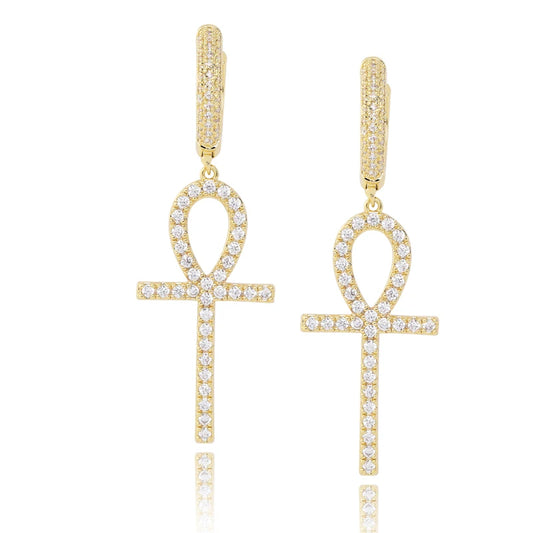 Ankh Earrings